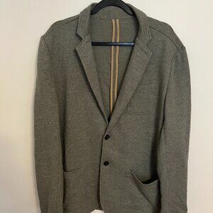 Faherty - Inlet Knit Blazer - Olive Brush Melange - XL